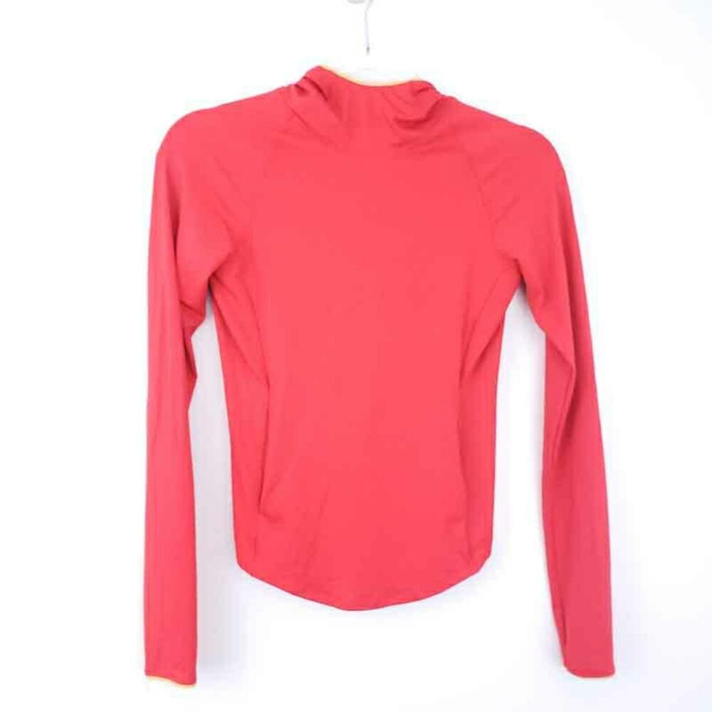 Scout Performance Pullover Hoodie Shirt Orange MEDIUM Women Running, Workout